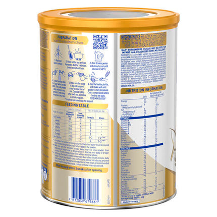 Nestle Nan SUPREMEpro 1 Infant Formula for Newborns Suitable from Birth 800g