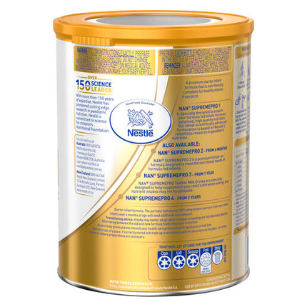 Nestle Nan SUPREMEpro 1 Infant Formula for Newborns Suitable from Birth 800g