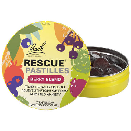 Bach Flower Remedies Rescue Pastilles Berry Blend 50g