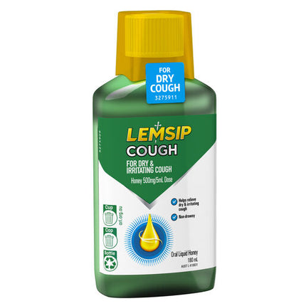 Lemsip Dry Cough Liquid 180ml