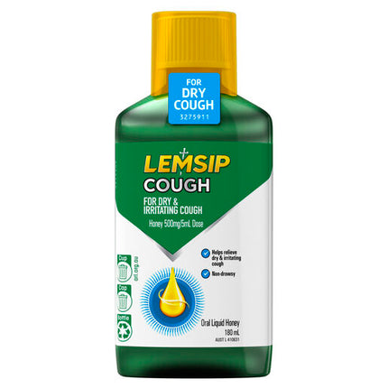 Lemsip Dry Cough Liquid 180ml