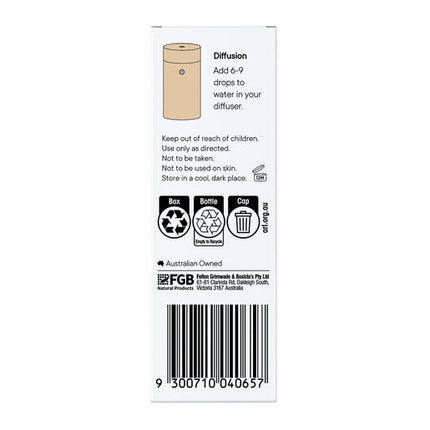Bosisto's Decadent Tiramisu Diffuser Oil 10mL