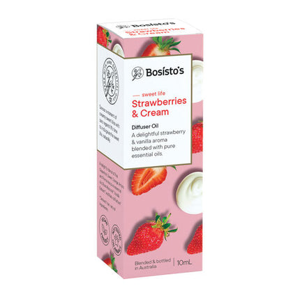 Bosisto's Strawberries & Cream Diffuser Oil 10mL