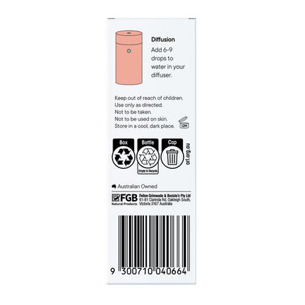 Bosisto's Strawberries & Cream Diffuser Oil 10mL