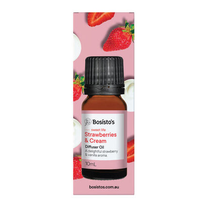 Bosisto's Strawberries & Cream Diffuser Oil 10mL