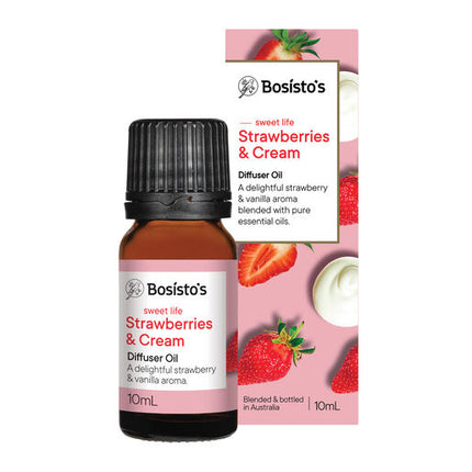 Bosisto's Strawberries & Cream Diffuser Oil 10mL
