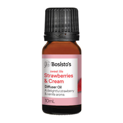 Bosisto's Strawberries & Cream Diffuser Oil 10mL