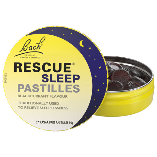 Bach Flower Remedies Rescue Sleep Pastilles Blackcurrant 50g