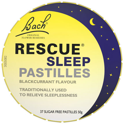 Bach Flower Remedies Rescue Sleep Pastilles Blackcurrant 50g
