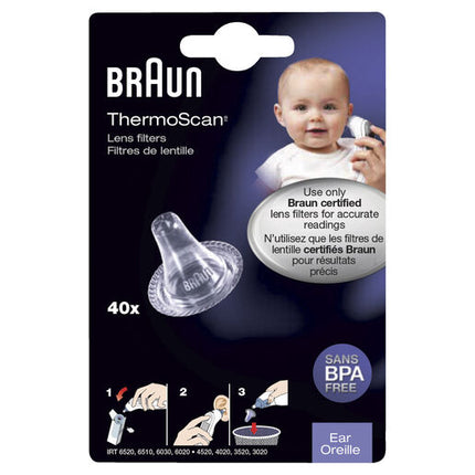 Braun Thermoscan Lens Filter Refills 40Pk