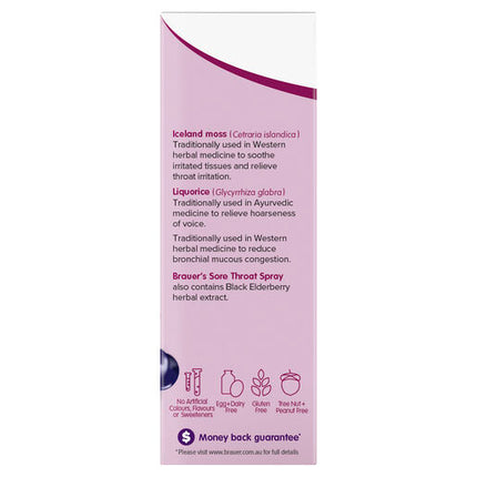 Brauer Sore Throat Spray Adult 50ml