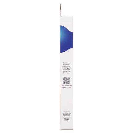 Colgate Infinity Deep Clean Manual Toothbrush Starter Kit, Soft Bristles Replaceable Head, Stand-Up Metal Handle