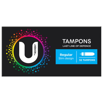 U by Kotex Regular Slim Tampons 32pack
