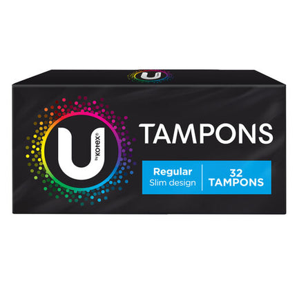 U by Kotex Regular Slim Tampons 32pack