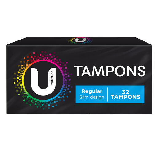 U by Kotex Regular Slim Tampons 32pack
