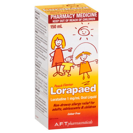 Lorapaed Syrup Peach 150ml