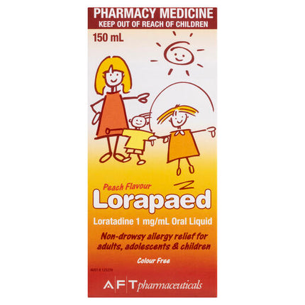 Lorapaed Syrup Peach 150ml