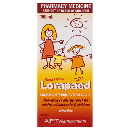 Lorapaed Syrup Peach 150ml