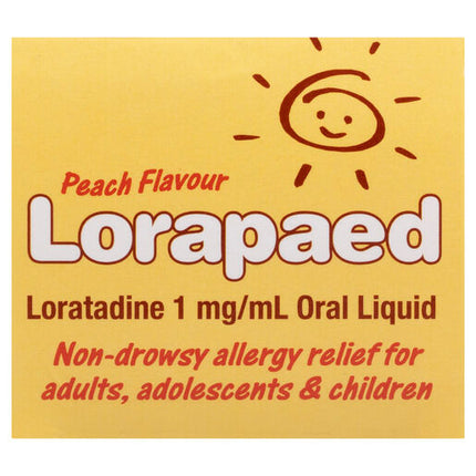Lorapaed Syrup Peach 150ml