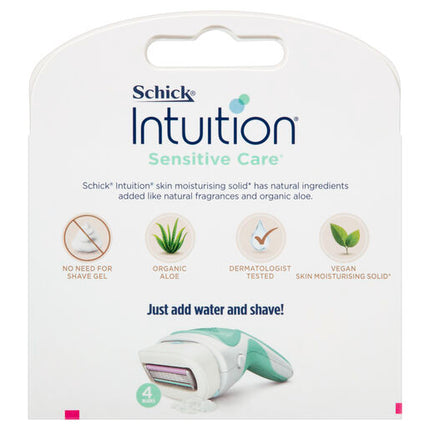 Schick Intuition Naturals Sensitive Care Cartridges 3pk