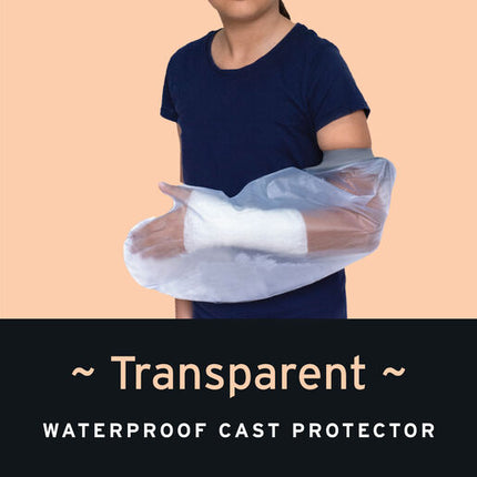 Crazy Casts Waterproof Cast and Bandage Protector Transparent