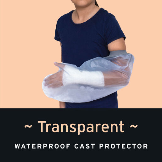 Crazy Casts Waterproof Cast and Bandage Protector Transparent