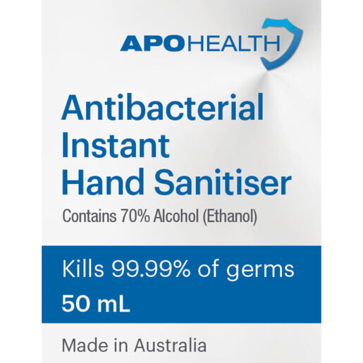 ApoHealth Antibacterial Hand Sanitiser 50ml