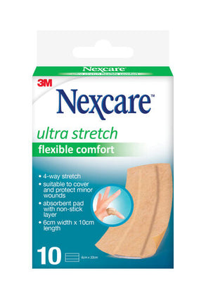 Nexcare Ultra Stretch Flex Comfort Lengths 6cmx10cm 10