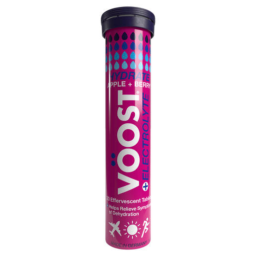 Voost Hydrate Apple + Berry Effervescent Tablets 20 Pack