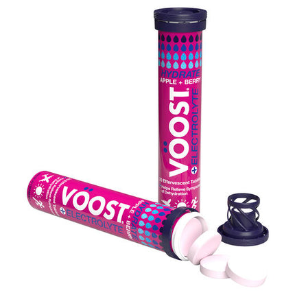Voost Hydrate Apple + Berry Effervescent Tablets 20 Pack