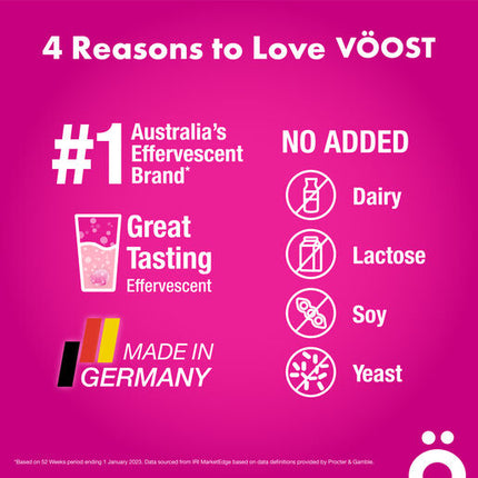 Voost Hydrate Apple + Berry Effervescent Tablets 20 Pack