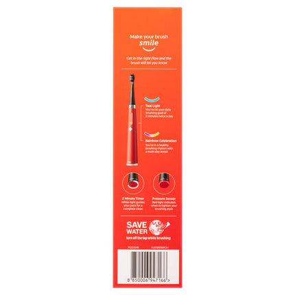 Colgate Pulse Connected Series 2 Deep Clean & Whitening Electric Toothbrush, 1 Pack with 2 Refill Heads, Plaque Removal