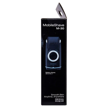 Braun M30 Mobile Foil Pocket Shaver - Fully Washable - 60 Minutes Battery Life