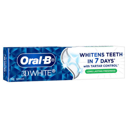 Oral-B 3D White Long Lasting Freshness Whitening Toothpaste 110g