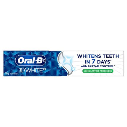Oral-B 3D White Long Lasting Freshness Whitening Toothpaste 110g