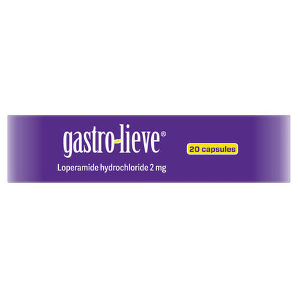 Gastro-lieve (Loperamide) 20mg 20 Capsules