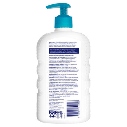 Cancer Council Sport Dry Touch & Sweat Resistant Lotion SPF50+ 500ml