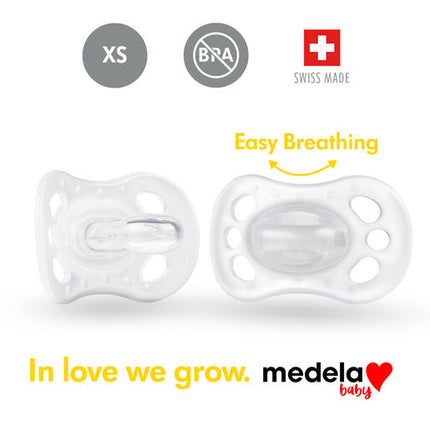 Medela Soother Transparent 0-2Mths