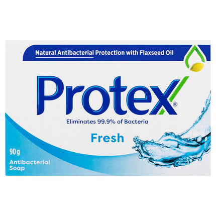Protex Fresh Antibacterial Bar Soap Long Lasting Freshness Dermatologist Tested Recyclable 90g