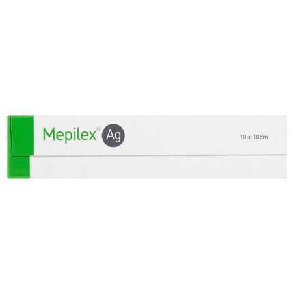Mepilex Ag Antimicrobial Foam Dressing 10 x 10cm Self Adherent (single dressing)