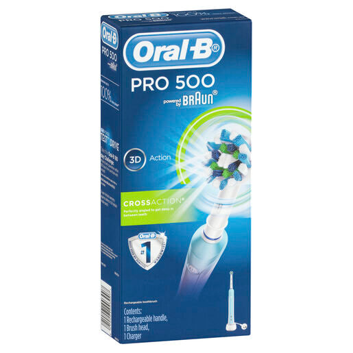 Oral B Pro 500 Electric Rechargeable Toothbrush