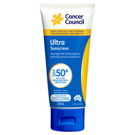 Cancer Council Ultra Sunscreen SPF50+ 35ml