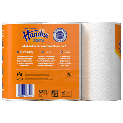 Handee Ultra Paper Towel 3 x 60 Pack