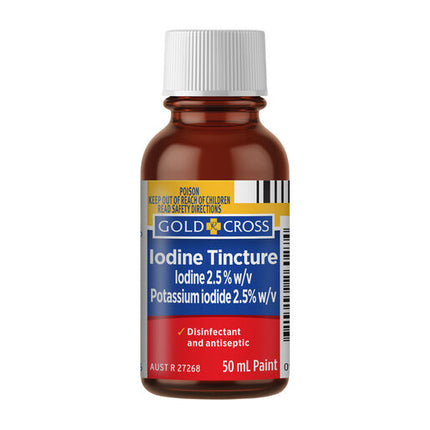Gold Cross Iodine Solution 50Ml