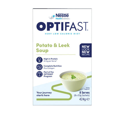 Optifast VLCD Soup Potato Leek 8 x 53g