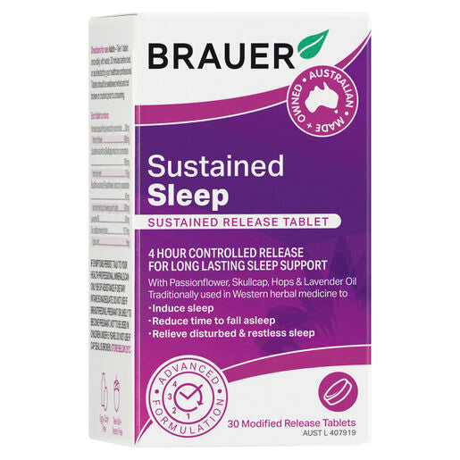 Brauer Sleep Sustained Release 30 Tablets