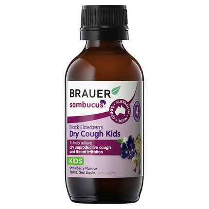 Brauer Elderberry Dry Cough Kids 100ml