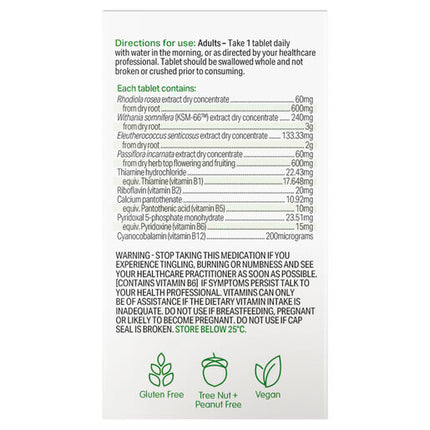 Brauer De-Stress Sustained Release 30 Tablets