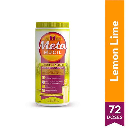 Metamucil Fibre Supplement Lemon Lime Smooth 72 Doses