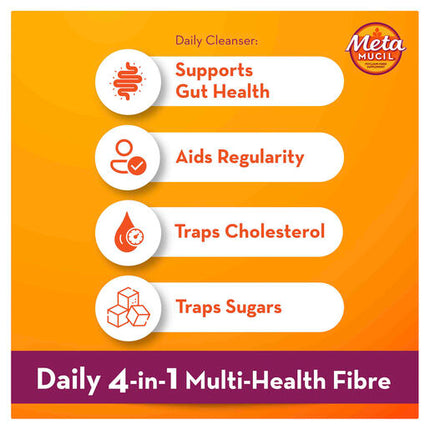 Metamucil Fibre Supplement Lemon Lime Smooth 72 Doses